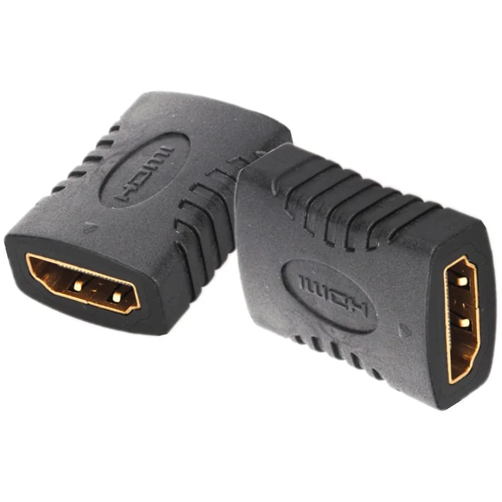 Connecteur HDMI Femelle-Femelle DeleyCON - Rallonge 4K HDR - Pour TV, PC, PS5, Xbox - Coupleur Or