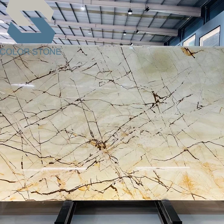 Roma Imperiale Quartzite White Gold Veins Quartzite Customized Sizes ...