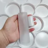 white color lotion pump frosted bottle