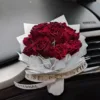 Rosa Roja Luz de Luna Blanca