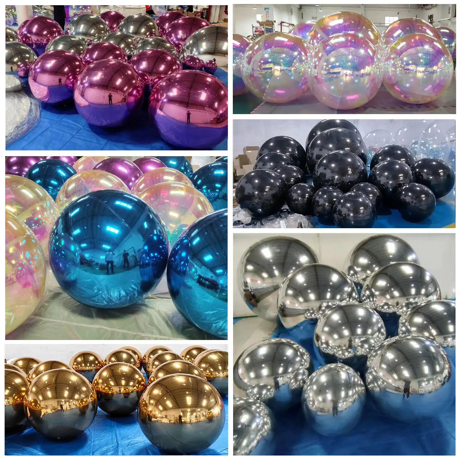 China Factory Custom Large Inflatable Disco Mirror Balloon,inflatable Mirror Ball for Advertising