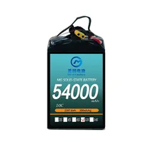 UAV RC Battery 10C 12S 44.4V  54000mAH Rescue Drone Rechargeable Lithium-ion Battery