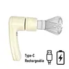 Máquina Beige Rosa Blanca (Recargable)