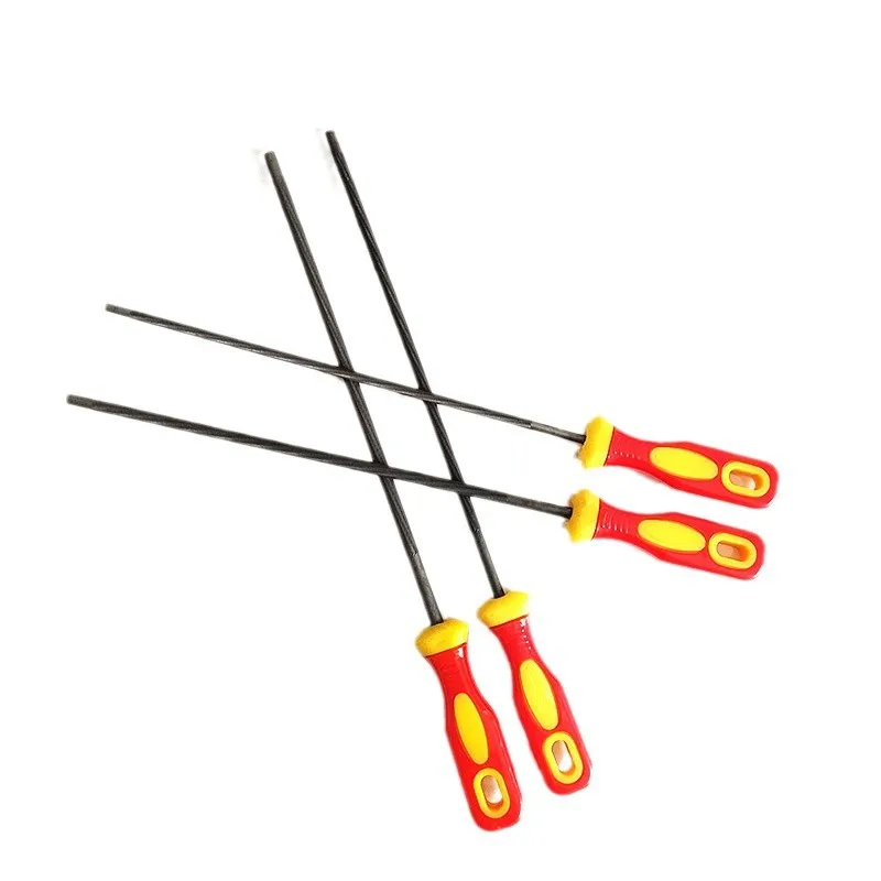 Industrial Grade Flat Warding Square Triangular Flat round and Half-Round Carbide Burrs Square Wood Metal File