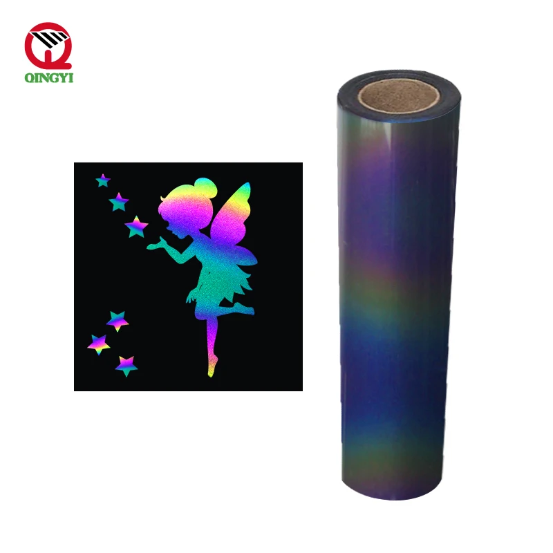 Rainbow Reflective Heat Transfer Vinyl Film Supplier