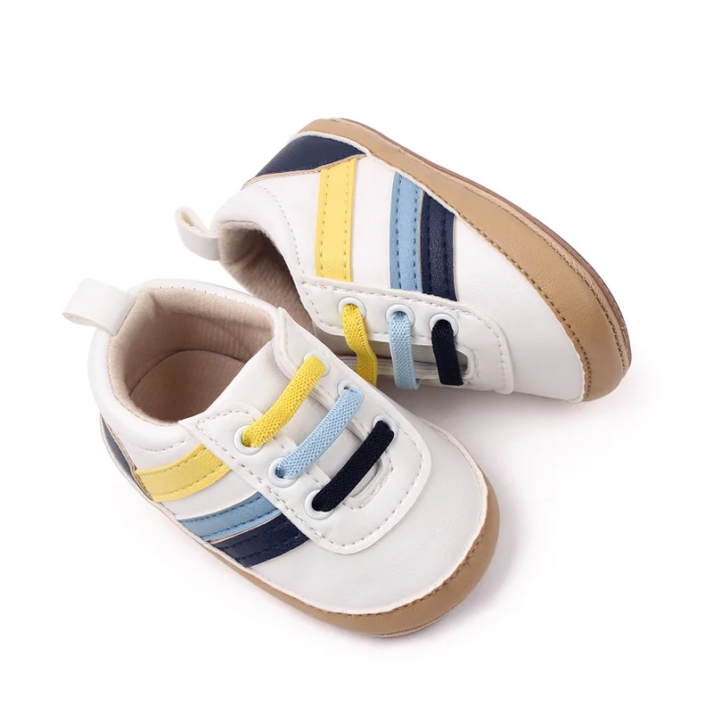 High Quality Soft TPR Anti-slip Outsole Babies Toddler Boy Shoes Prewalker Shoes for Boys details