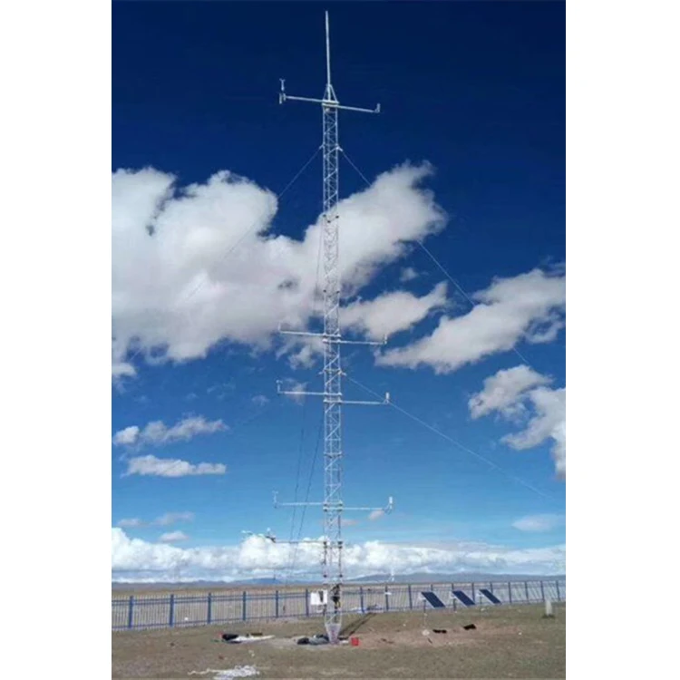 30m GSM Telecom Antenna Communication Telecommunication Lattice Triangle Triangular Guyed Mast Tower