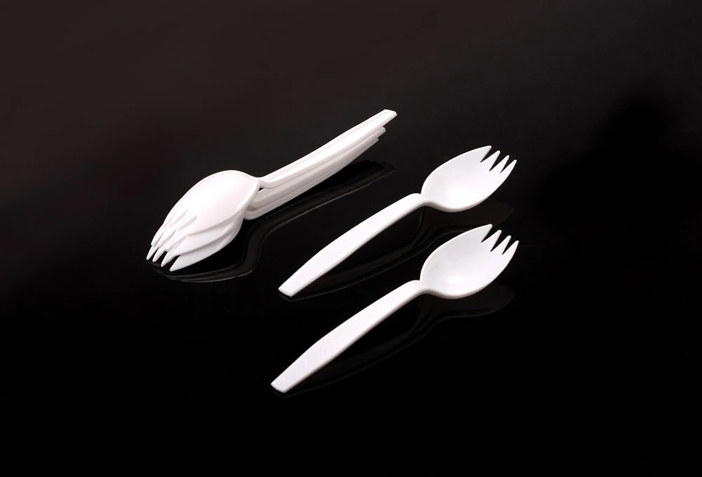 Pla/cpla Compostable Disposable Plastic Fork Knife And Spoon