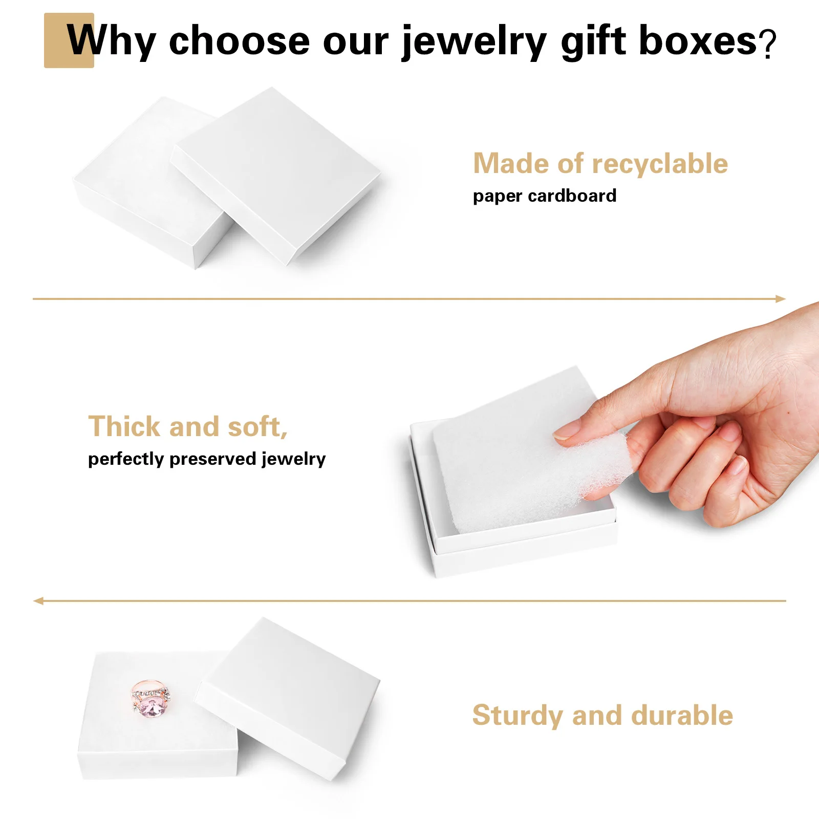 Jewelry Gift Boxes Bulk Business Gift Box Earring Necklace Packaging