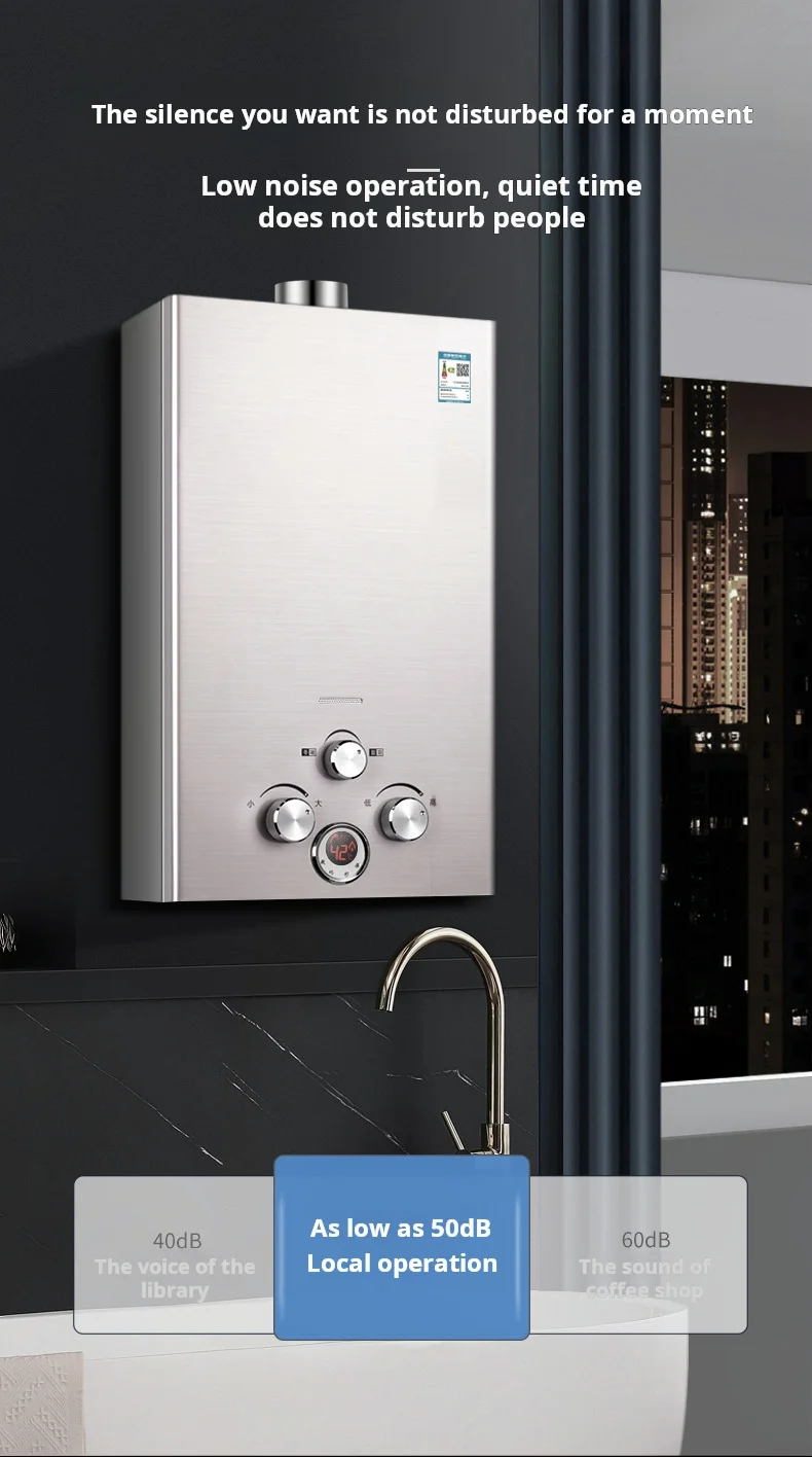 Natural gas water heater wholesale stove-piped Commercial Household high efficiency high quality low price gas water heater_10