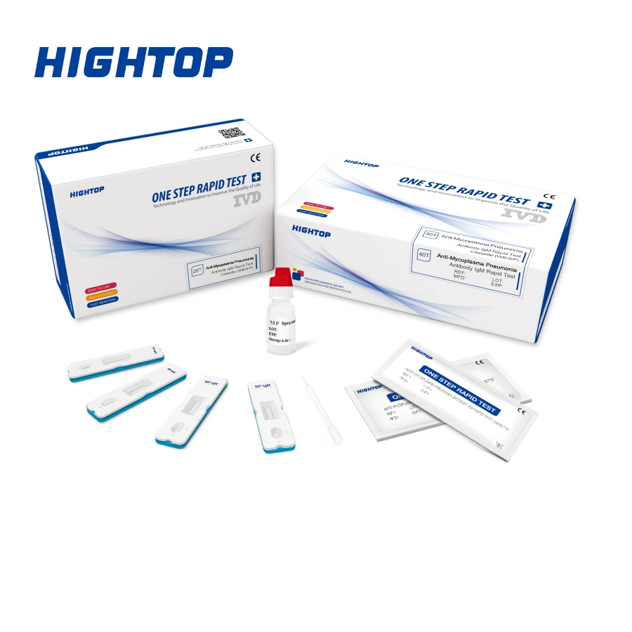HIGHTOP MP IgM CE Anti-Mycoplasma Pneumonia Antibody IgM Rapid Test Kits for Hospital Use