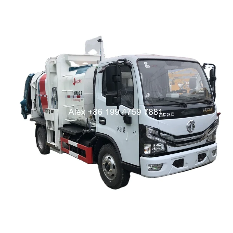 4x2 Dongfeng 6 куб. М мусорная машина