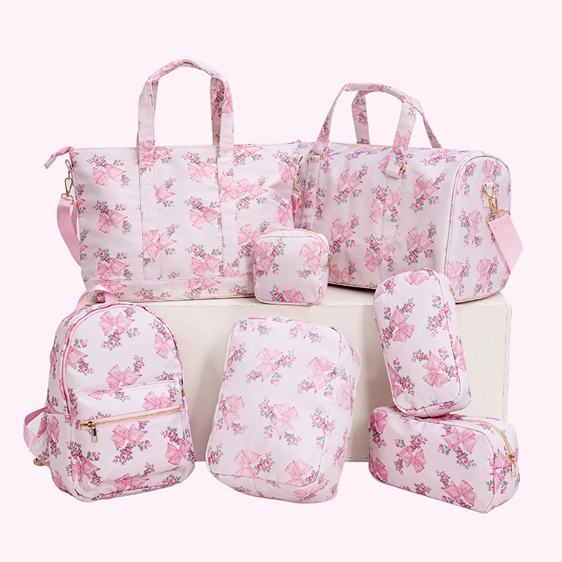 New Arrival Bow Pink Large Capacity Gym Women Waterproof Sports - Main Image