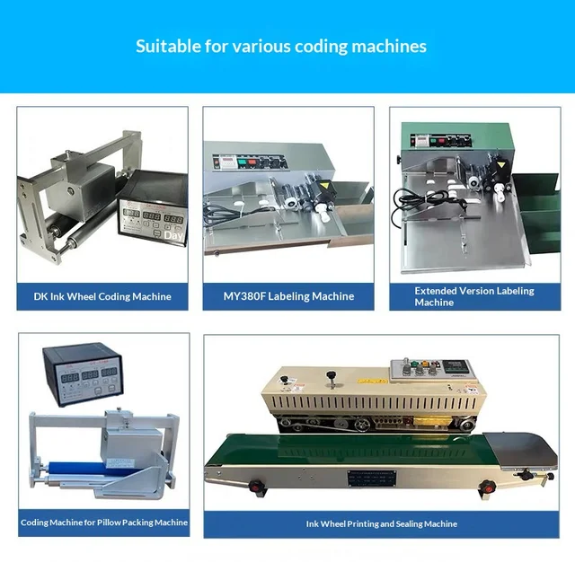 DK Coding Machine Copper Type Blocks DK1100 Perforated 18Pt-t Type Date Code Ink Wheel Packaging Machine Accessories China 5