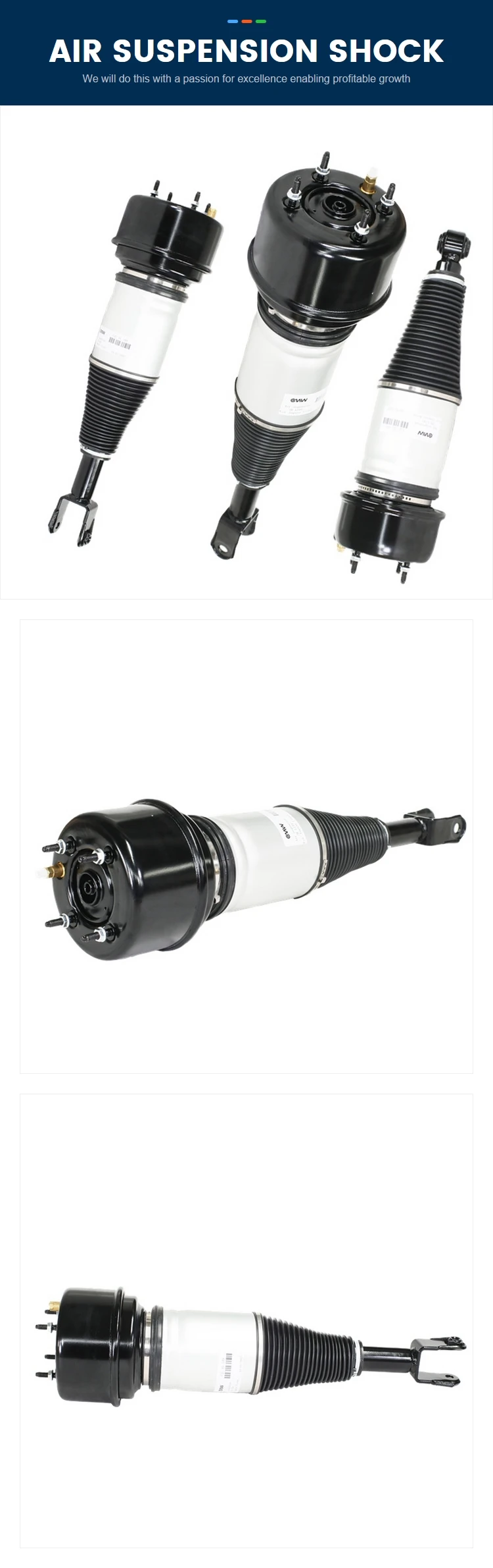 New Front Air Strut Suspension For Jaguar Xj Xj6 Xj8 Xjr X350 X351x358