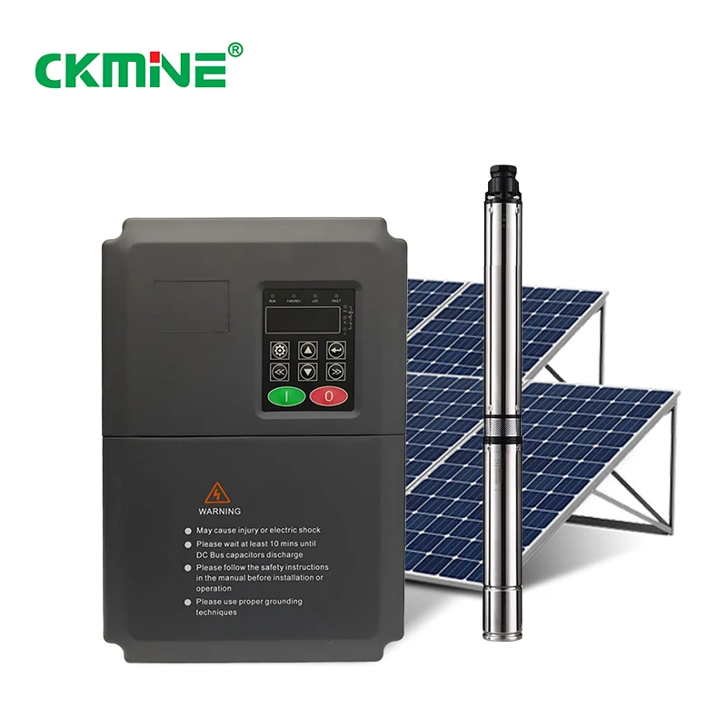 CKMINE in offerta speciale 15 kW 600 Hz Inverter per pompa solare fuori rete 3 Fasi 380 V CC-CA Pompa per pozzi profondi VFD