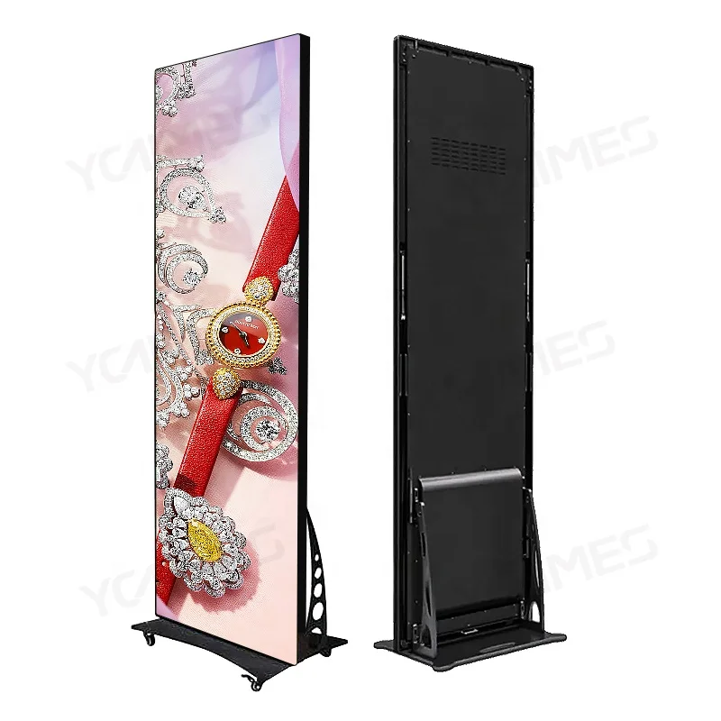 P1.86 Standing Signage Led Sign 640*1920mm Xx.video.xx  Commercial Led Screen