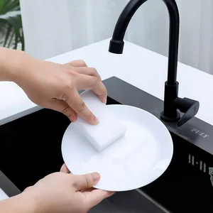 Magic Melamine Foam Sponge  With Scouring Pad,Reusable Chemical-Free No-Scratch Dual-Sided