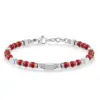 Red agate-silver