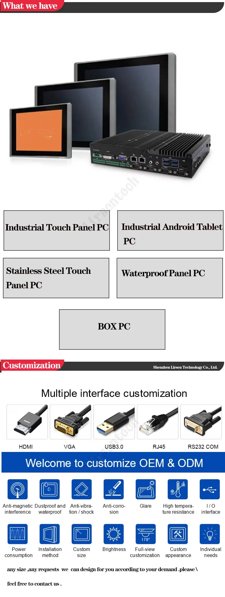 15''Android N2930/4GB LED Industrele POE Monitor Aluminium Volledige Verzegelde IP68 Waterdichte Computer Industrial Panel PC