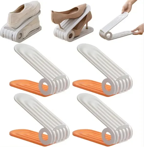 Space-Saving Foldable Shoe Rack - 5 Tier