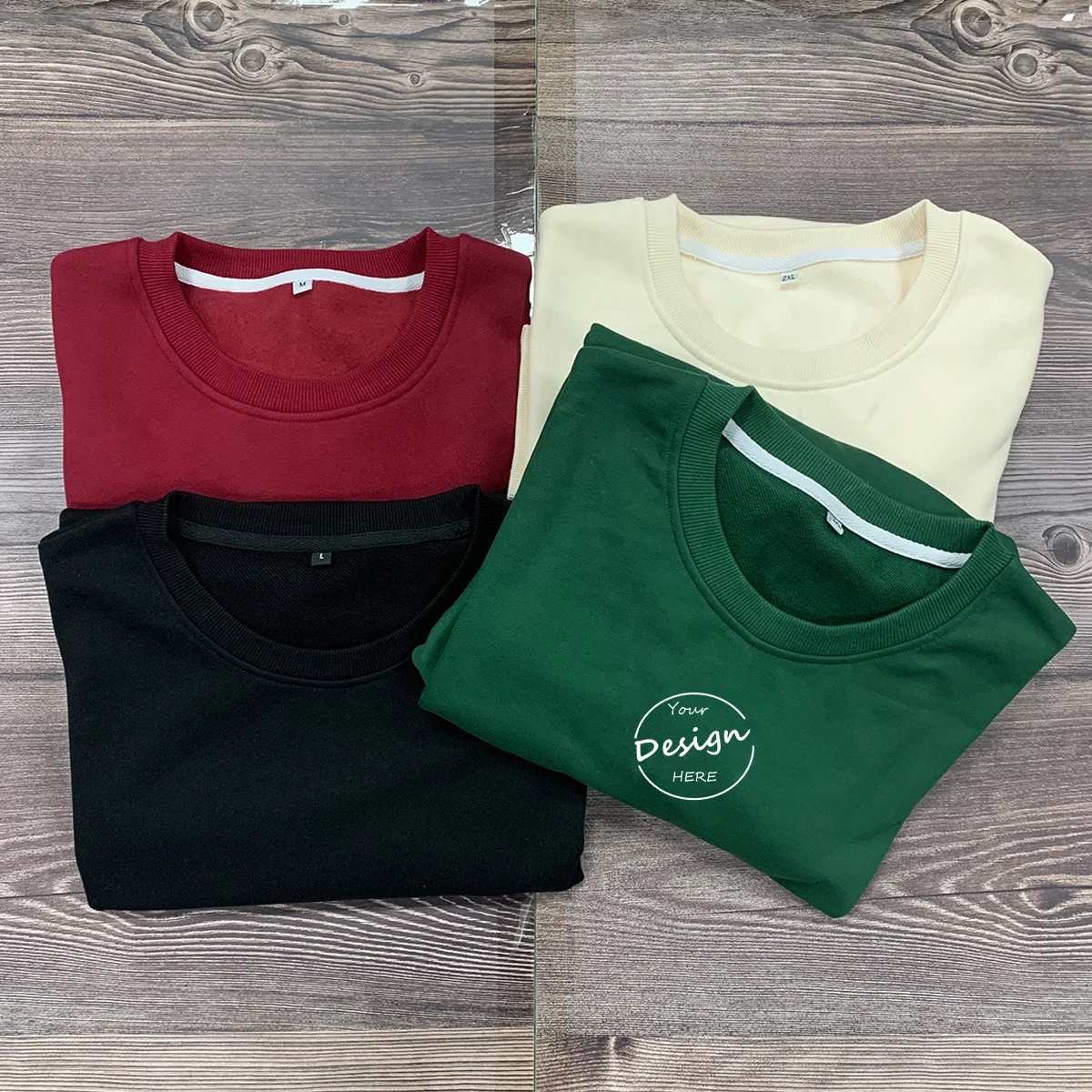 JL1216A High Quality 380 GSM Cotton New Arrival Men’s Pullover Sweatshirts Crewneck Winter Style Sweatshirts Men