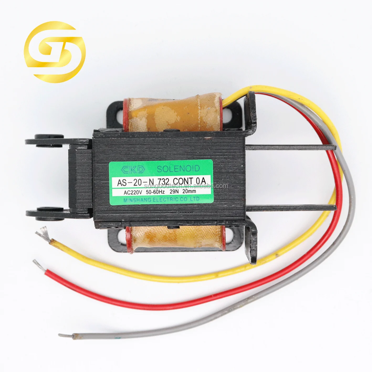 ソレノイド AS-20-N 732 AC220V 50-60HZ 29N 20MM 電磁石 3KG 電磁AC 
