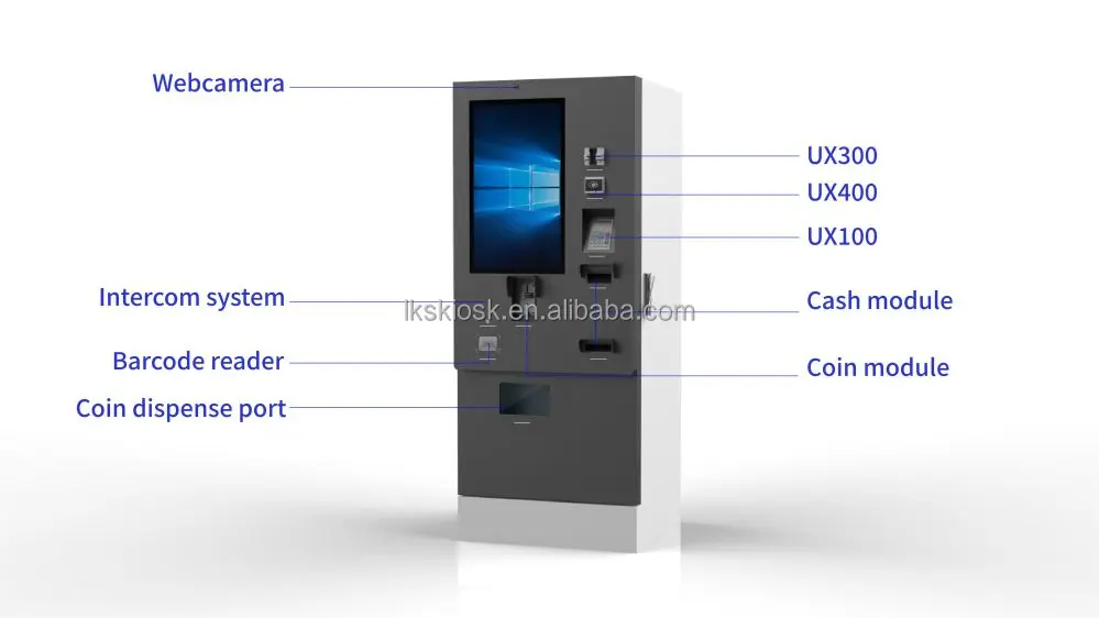 Lien Self Service Parking Payment Kiosk Card Dispenser Machine Kiosk ...