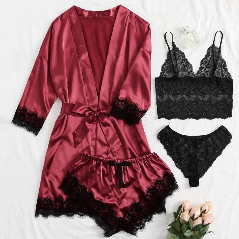 Drop Verzending Groothandel Winter Dames Nachtjapon Slijtage Pakken Slaapkleding Vrouwen Pamas Set Plus Size Pama Dames Nachtkleding_voghion.com