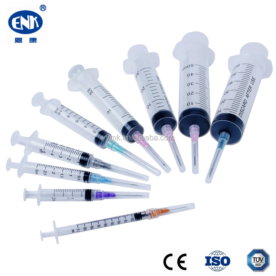 Disposable Medical Syringe 1cc 2cc 2.5cc 3cc 5cc 10cc 20cc 30cc 50cc