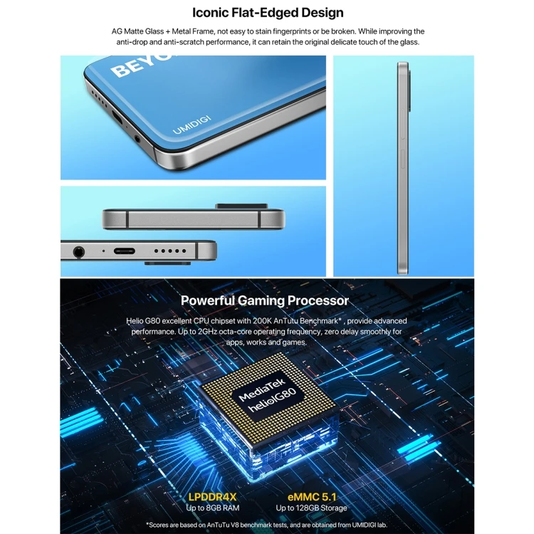 UMIDIGI A11 Pro Max - 8GB+128GB, 6.8 Inch Android 11 Smartphone
