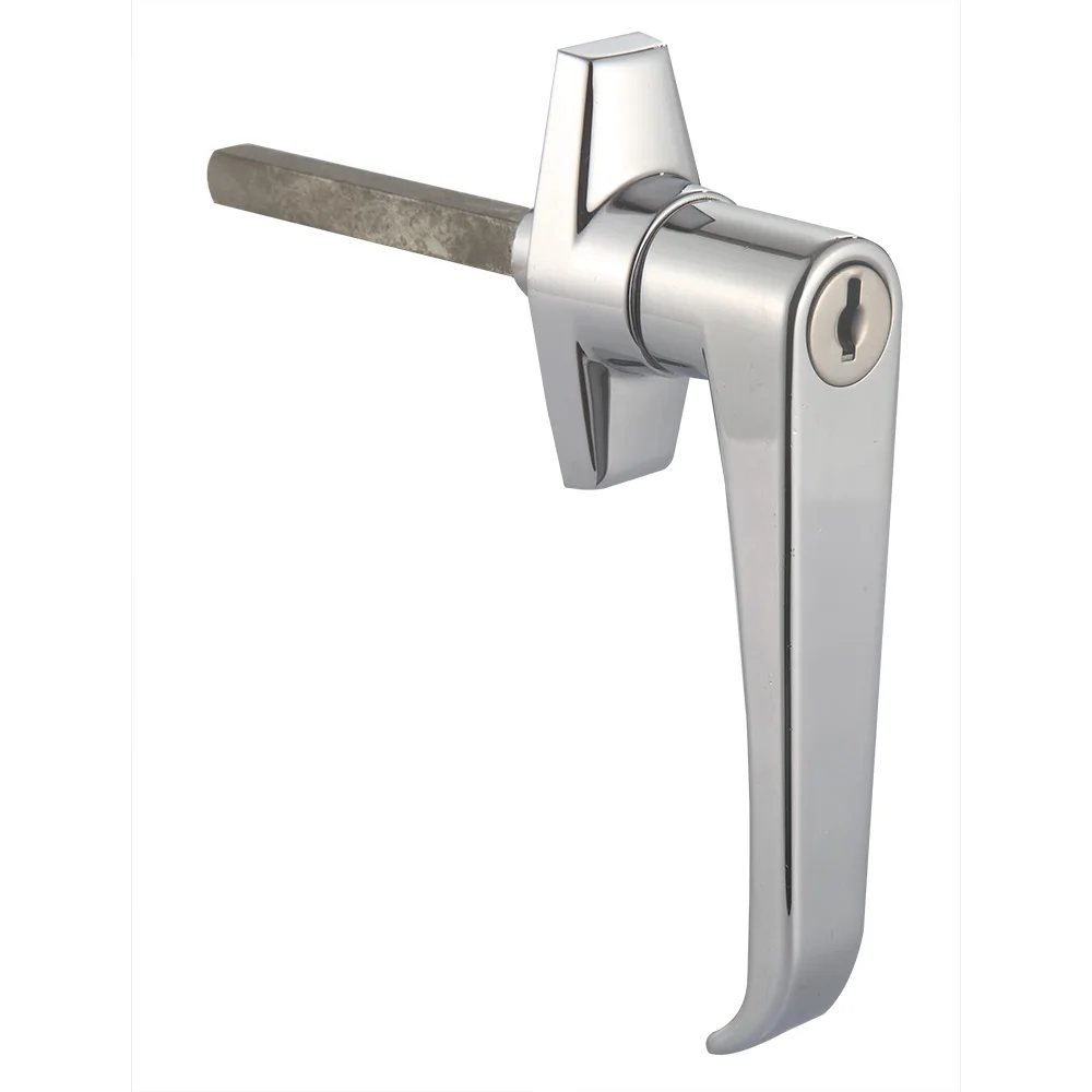 Durable Zinc Alloy Key Unlatch Lock High Quality Marine and Industrial Cabinet Door Handle manufacture