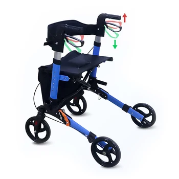 Ce Certificated Approved Foldable Electric Rollator Wheelchair