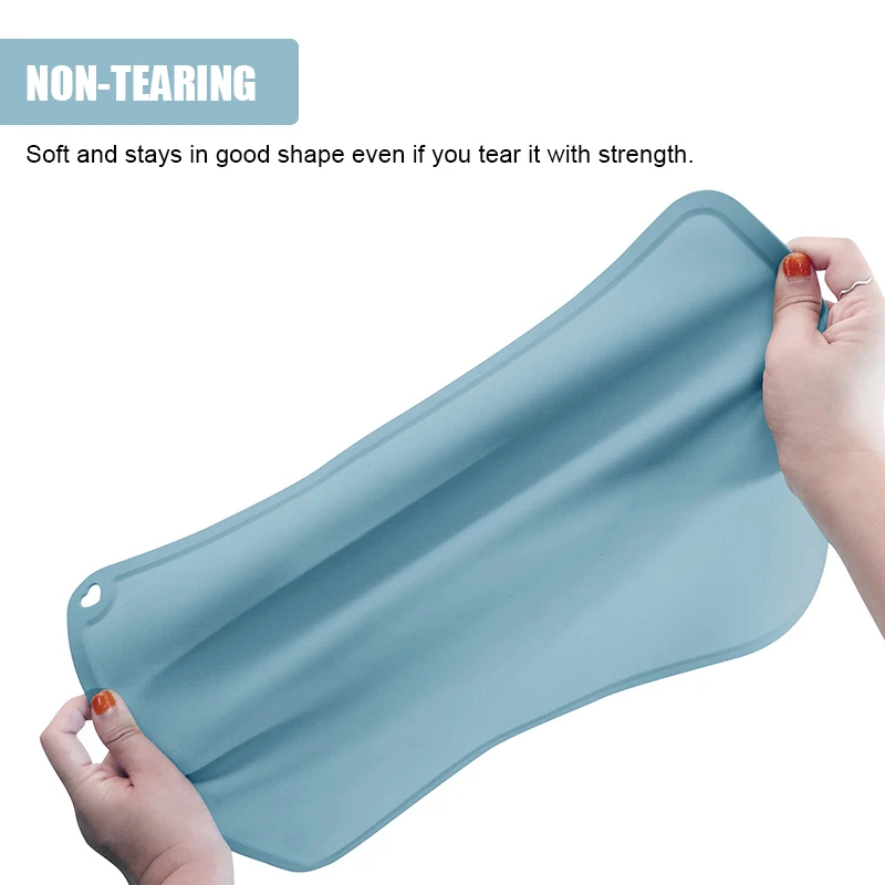 Custom Silicone Placemat Food Grade Kids Foldable Silicone Food