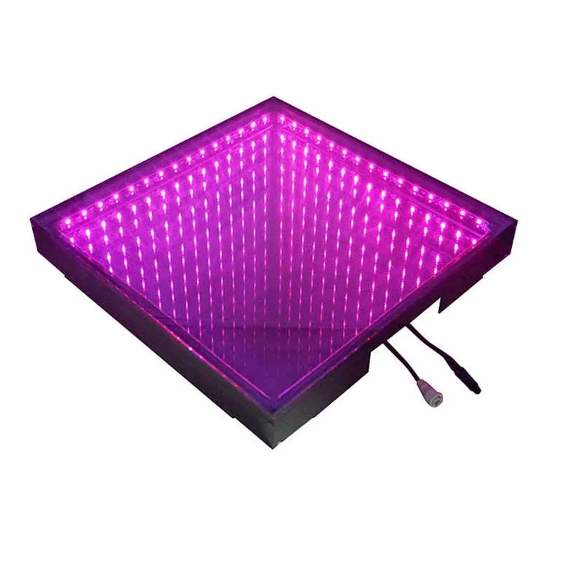Wireless Control Led Floor Lights 3d Magnetic Wedding Party Led Floor Magnet Abyss Mirror Rainbow Floor Tile