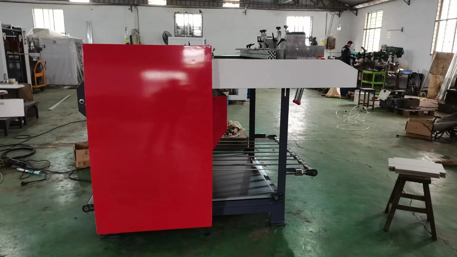 Automatic Concrete Wood Paper Cardboard Mdf V Grooving Slotting Machine