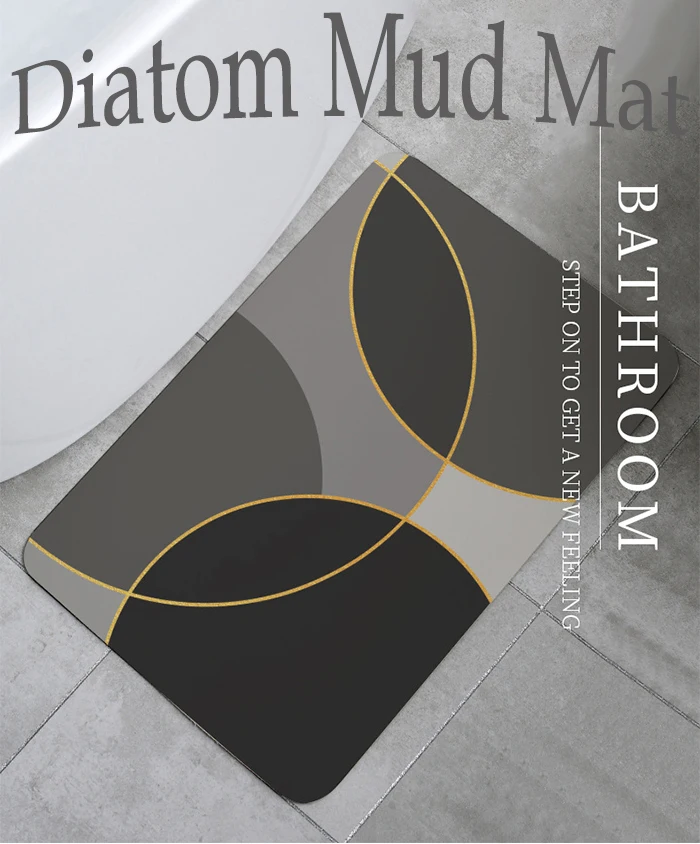 Taifo Anti Slip Fast Drying Water Absorbent Keset Diatomaceous Earth