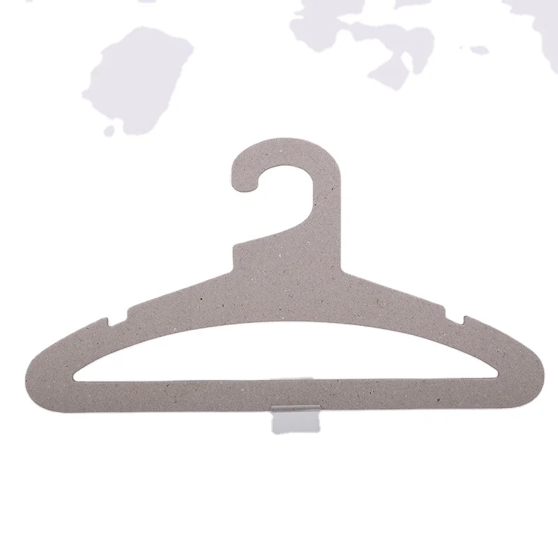 3mm Thick Recycled Cardboard Hangers Biodegradable For Clothing Display OEM Logo