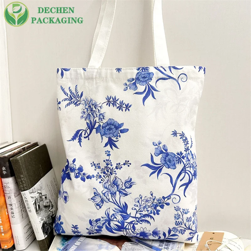 Sac en toile large sac à main style toile coton durable