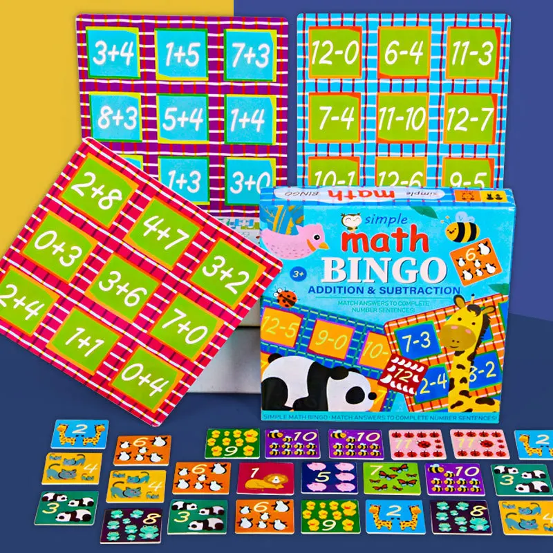 Colorful Montessori Digital Bingo Games For Kids Oem
