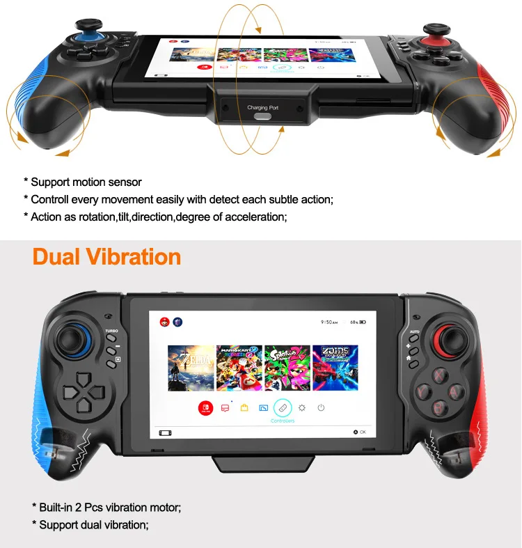 Double Shock Joystick for Nintendo Switch Gaming Controller