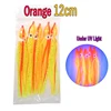 5 pezzi 12 cm arancione