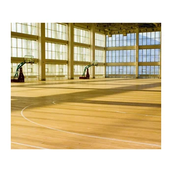 Maple Hardwood Indoor Used Sport Basketball Court Wood Flooring