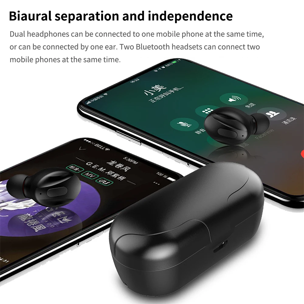 2023 Top Seller XG13 in-Ear BT Earphones with Noise Cancelling