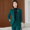Cappotto+pantaloni verde scuro