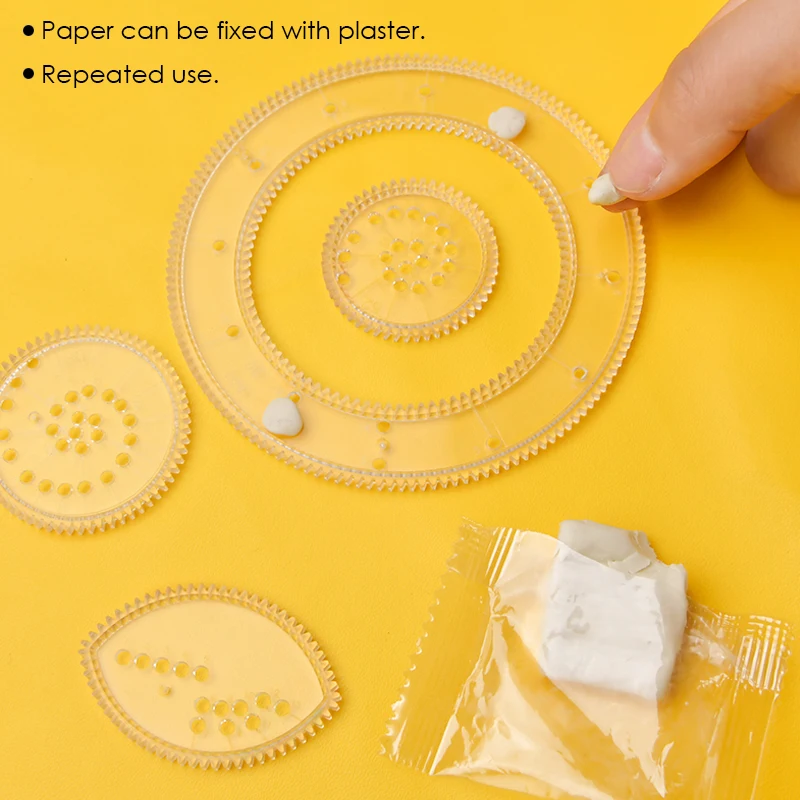 Foska Plastic Spirograph Drawing Set