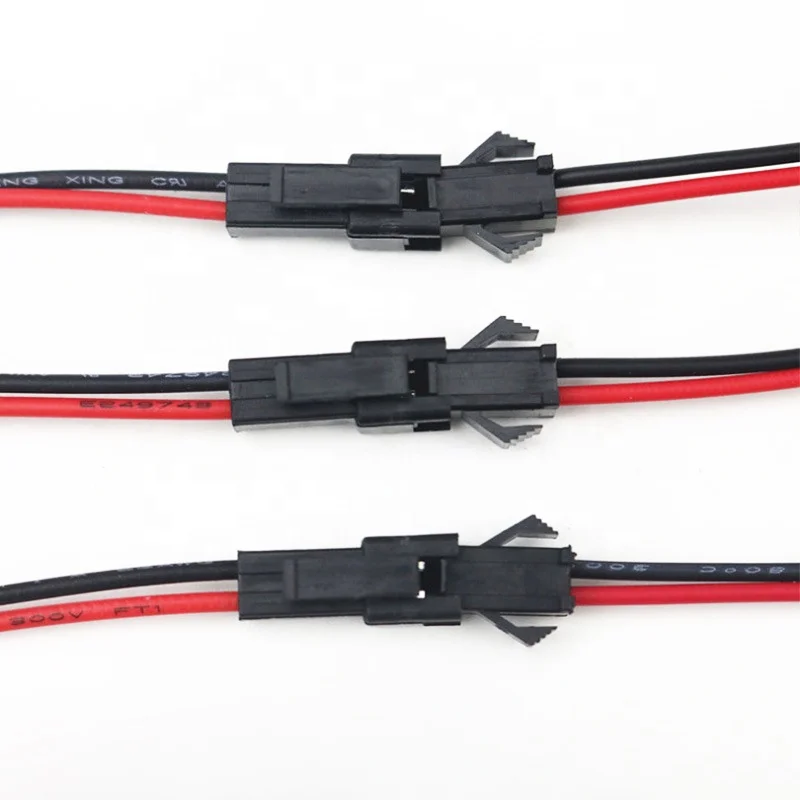 HUAZIZ JST SM 2-pins connector, 22 AWG JST 2-pins micro-elektrische mannelijke en vrouwelijke stekker met 150 mm kabel HUAZIZ JST SM 2-pins connector, 22 AWG JST 2-pins micro-elektrische mannelijke en vrouwelijke stekker met 150 mm kabel