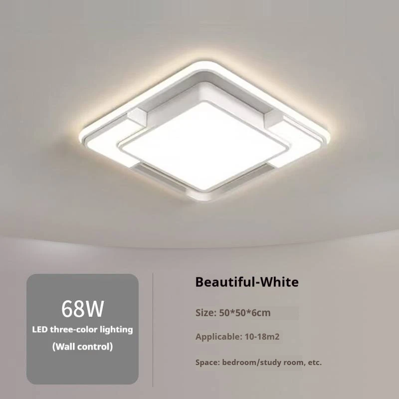 2025 36W AC 4000K PVC Moderno Plafoniera LED Calda Romantica Copertura Acrilica Design Semplice per Camera da Letto Soggiorno Sala da Pranzo per