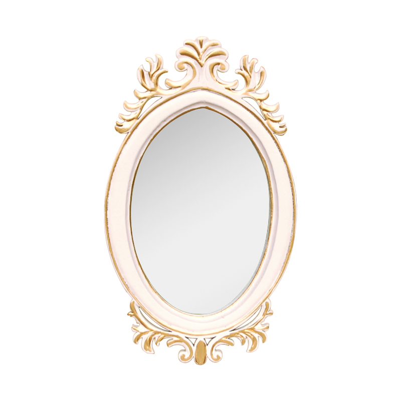 Iland миниатюры масштаб 1/6 кукольная мебель овальное зеркало с декоративной гравировкой рамка SB005