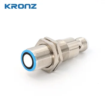 KRONZ U18 Analog Output 0-10V 4-20mA Up/down NPN Detection Range 30-300mm IP67 Distance Industrial Ultrasonic Sensor